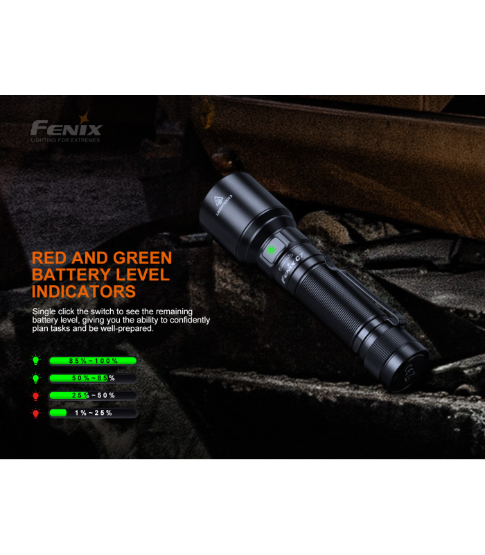 Φακός Fenix C7 Επαναφορτιζόμενος Με USB