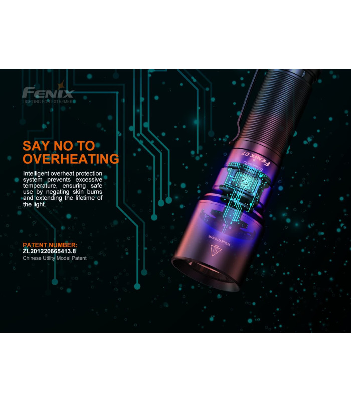 Φακός Fenix C7 Επαναφορτιζόμενος Με USB