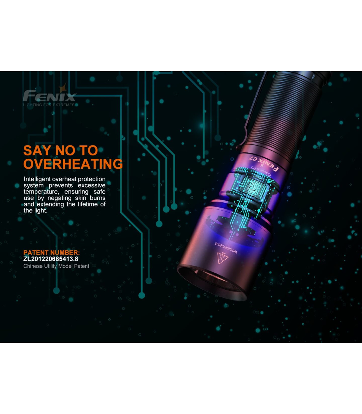 Φακός Fenix C7 Επαναφορτιζόμενος Με USB