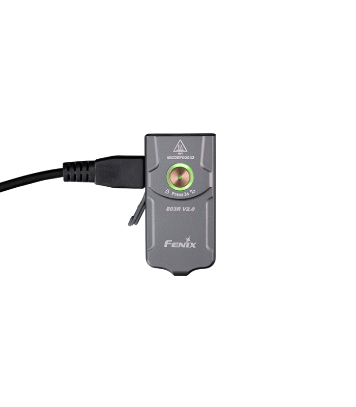 Φακός Fenix E03R V2.0 Επαναφορτιζόμενος Με USB