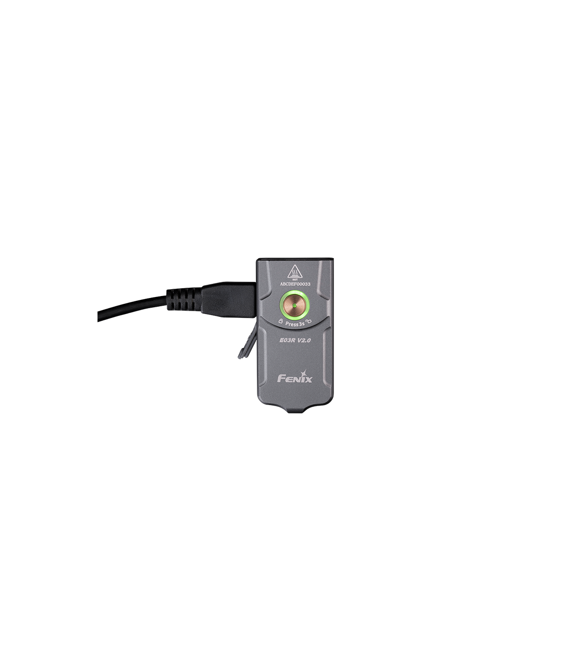 Φακός Fenix E03R V2.0 Επαναφορτιζόμενος Με USB