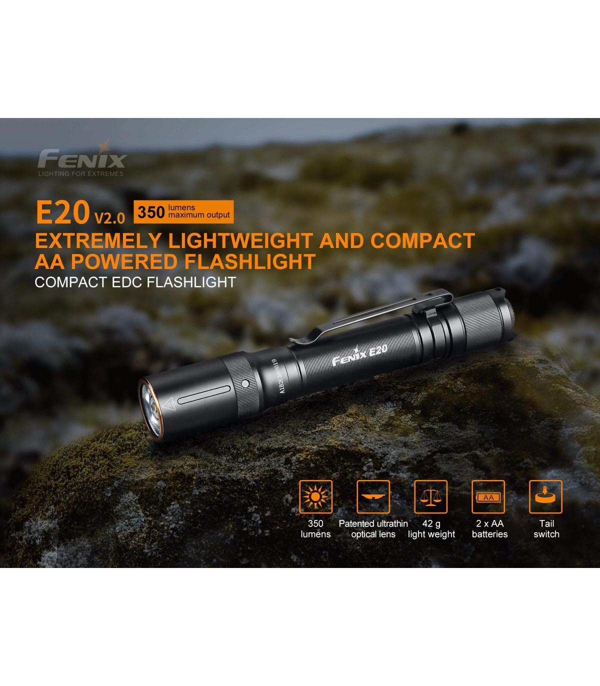 Φακός Fenix E20 V2.0