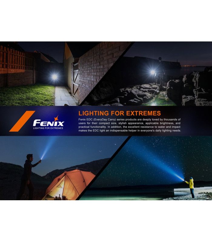 Φακός Fenix E35R Επαναφορτιζόμενος Με USB