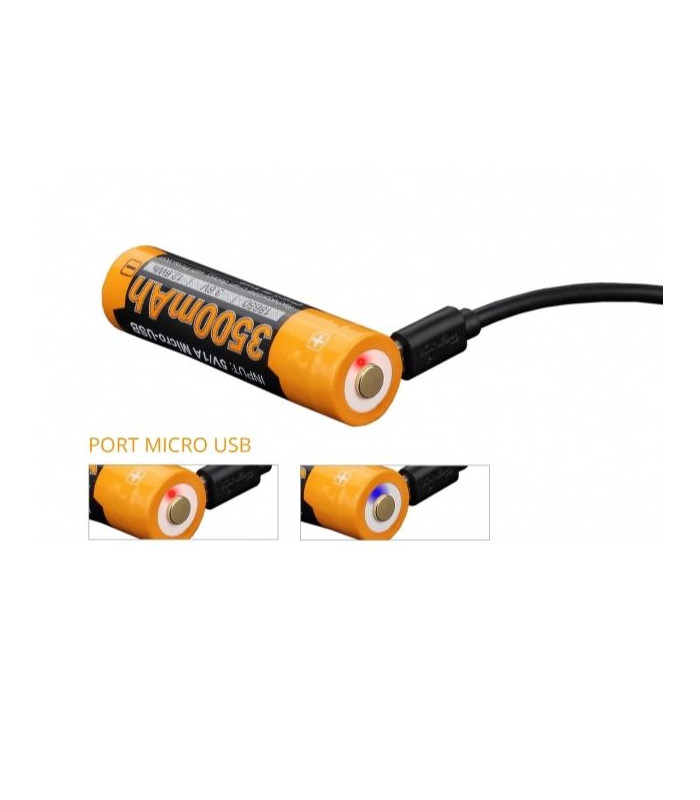 Μπαταρία Fenix ARB-L18-3500U Επαναφορτιζόμενη USB 3500mAh