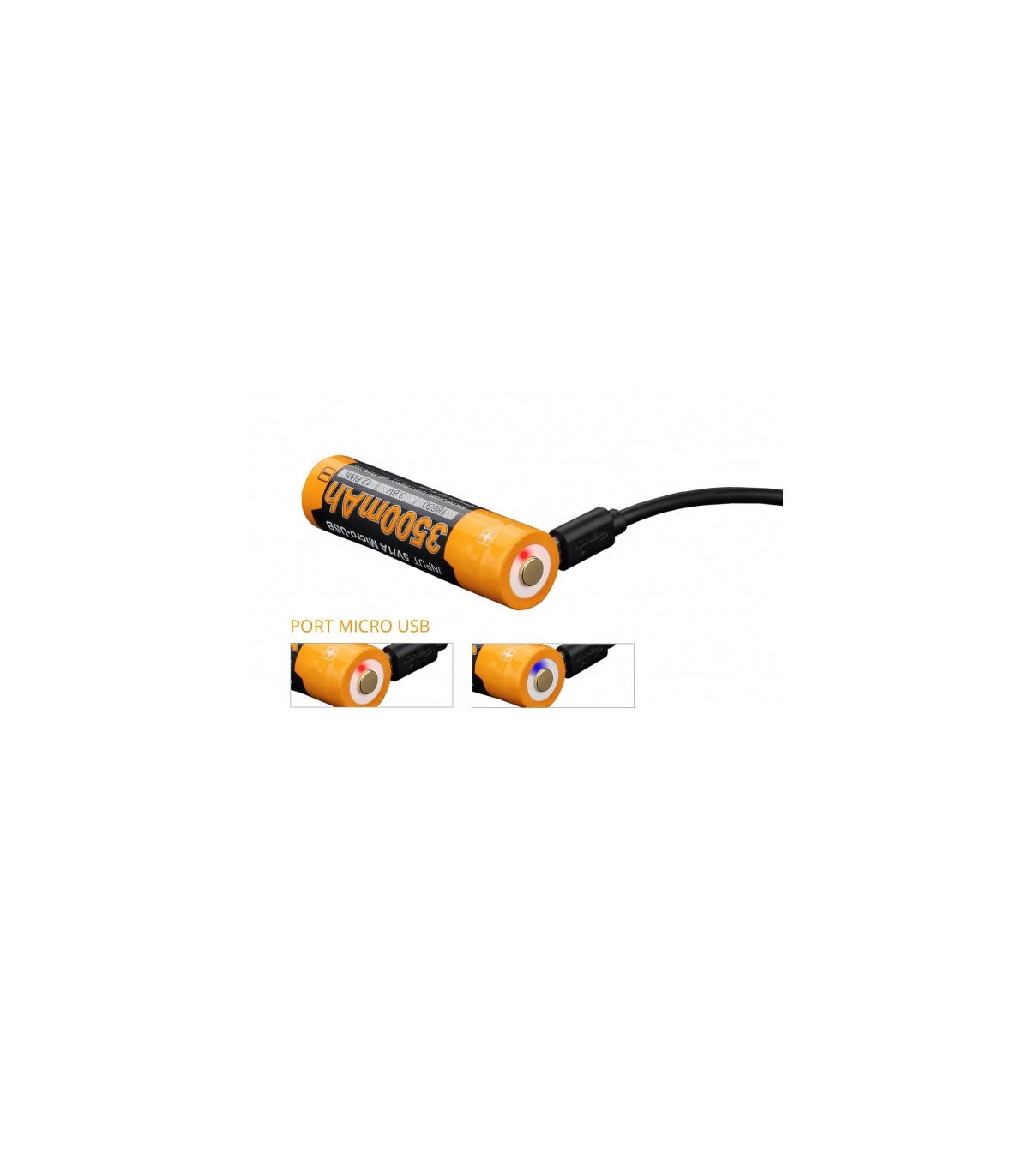 Μπαταρία Fenix ARB-L18-3500U Επαναφορτιζόμενη USB 3500mAh