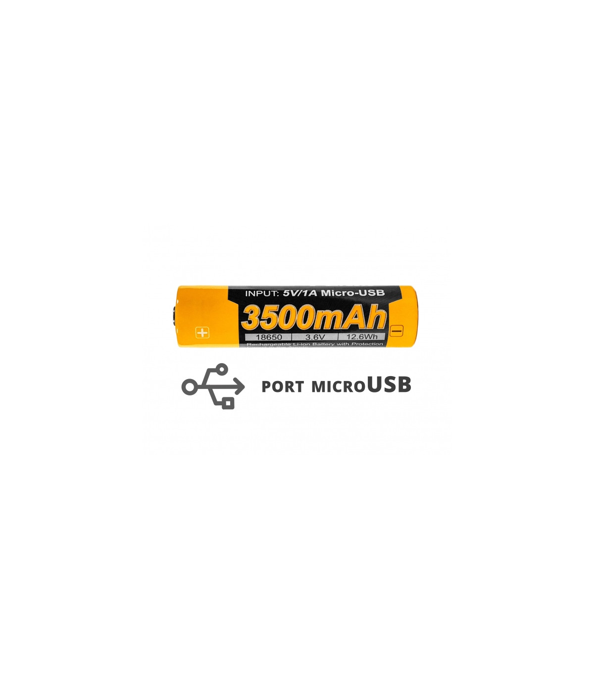 Μπαταρία Fenix ARB-L18-3500U Επαναφορτιζόμενη USB 3500mAh