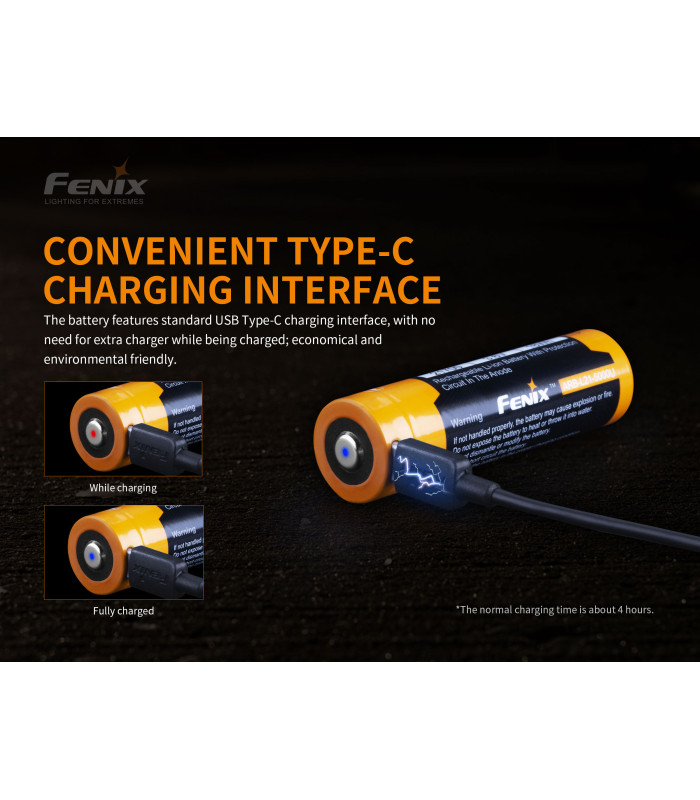 Μπαταρία Fenix ARB-L21-5000U Επαναφορτιζόμενη USB 5000mAh