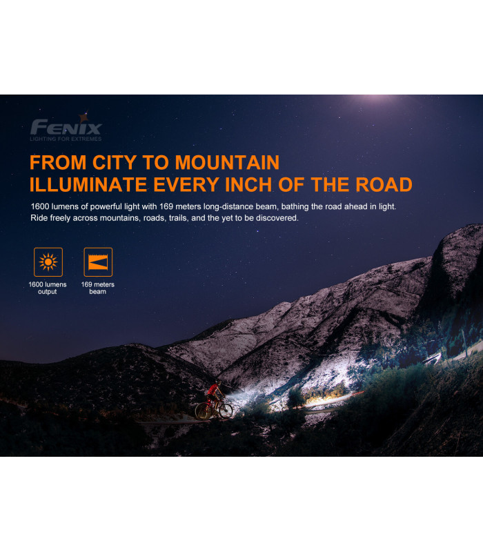Φακός ποδηλάτου Fenix BC26R Επαναφορτιζόμενος με USB