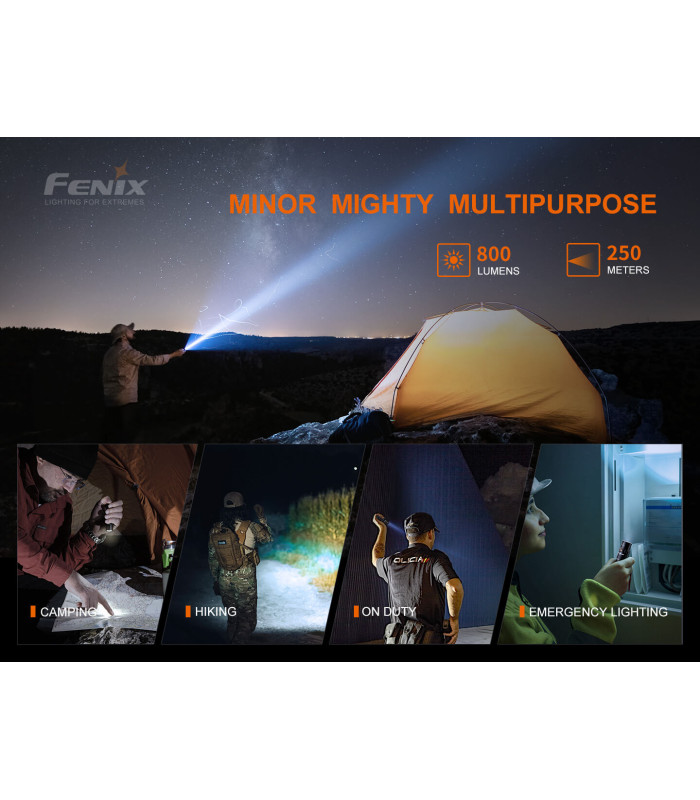 Φακός Fenix PD25R Επαναφορτιζόμενος με USB