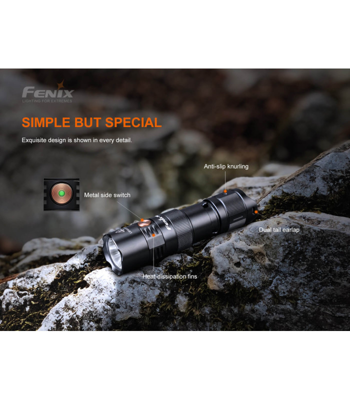 Φακός Fenix PD25R Επαναφορτιζόμενος με USB