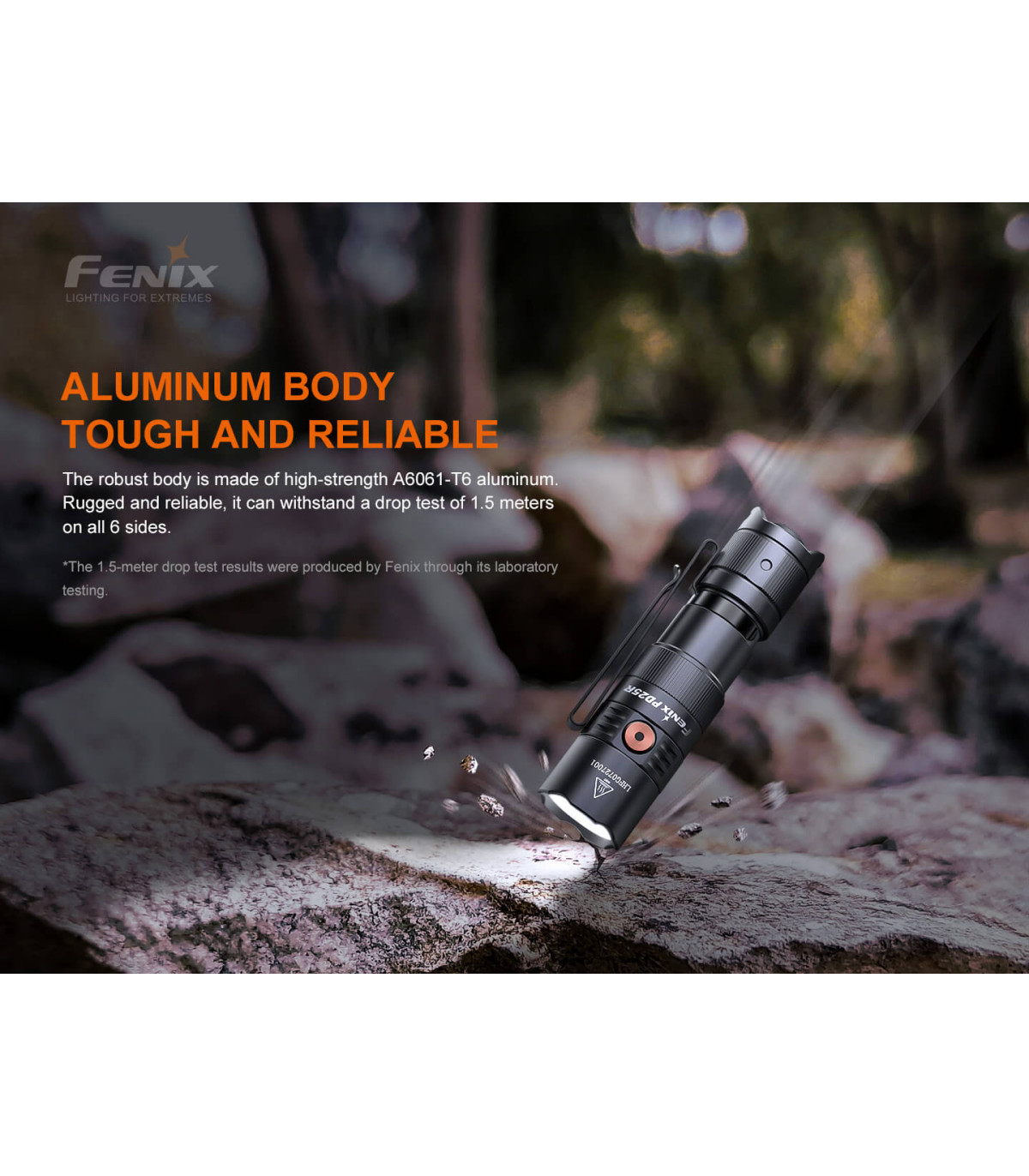 Φακός Fenix PD25R Επαναφορτιζόμενος με USB