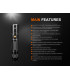 Φακός Fenix UC35 V2.0 Επαναφορτιζόμενος με USB