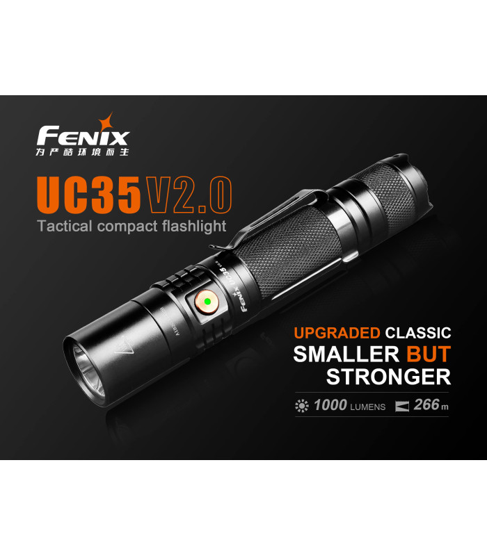 Φακός Fenix UC35 V2.0 Επαναφορτιζόμενος με USB