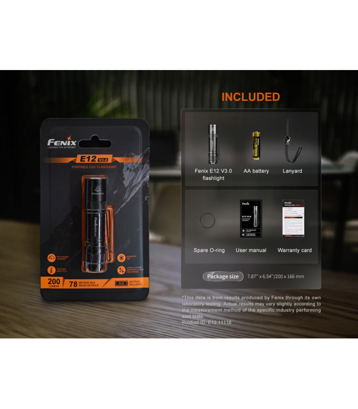 Φακός Fenix E12 V3.0