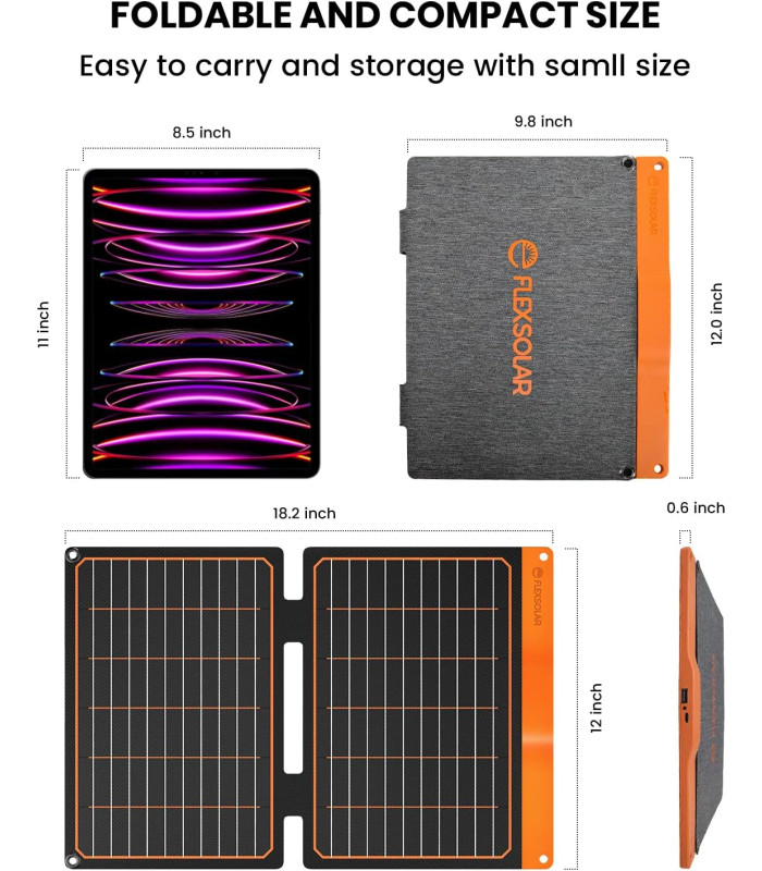 Ηλιακό Πάνελ 20 Watt Flex Solar φορητό