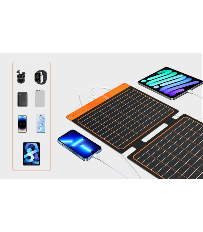 Ηλιακό Πάνελ 20 Watt Flex Solar φορητό
