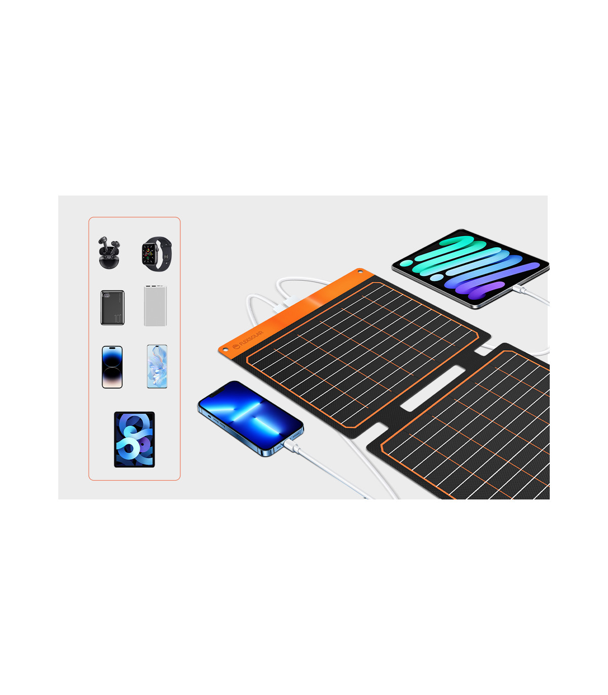 Ηλιακό Πάνελ 20 Watt Flex Solar φορητό