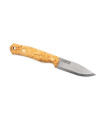 Casstrom No.8 SFK Curly Birch Stainless Steel