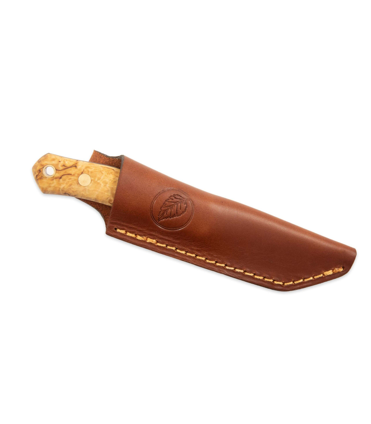Casstrom No.8 SFK Curly Birch Stainless Steel