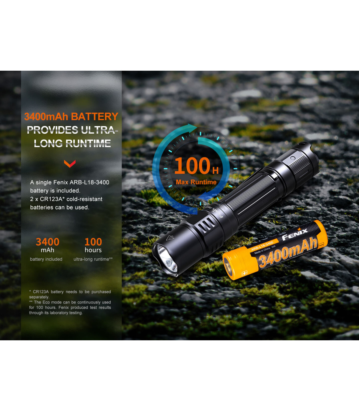 Φακός Fenix PD35R Επαναφορτιζόμενος με USB