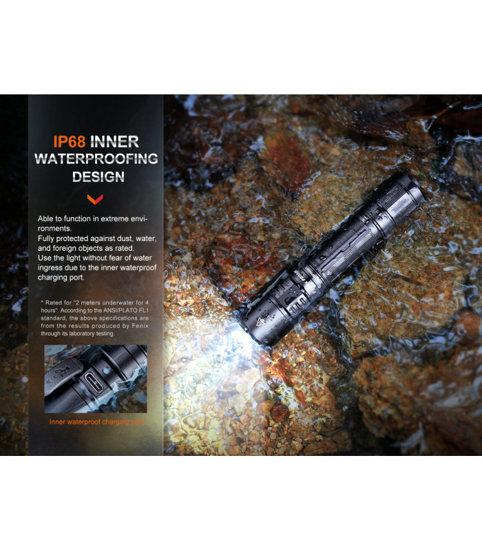 Φακός Fenix PD35R Επαναφορτιζόμενος με USB