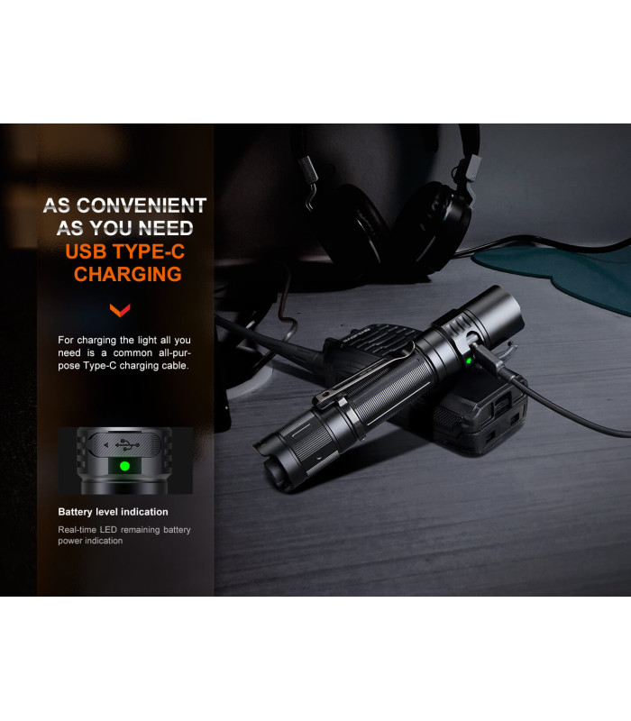 Φακός Fenix PD35R Επαναφορτιζόμενος με USB
