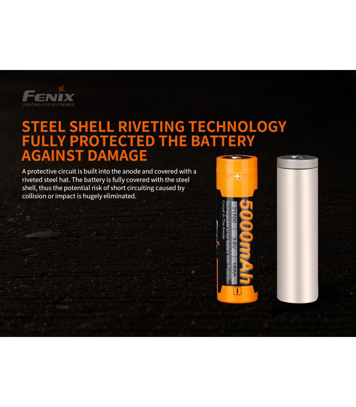 Μπαταρία Fenix ARB-L21-5000 V2 Επαναφορτιζόμενη 5000mAh