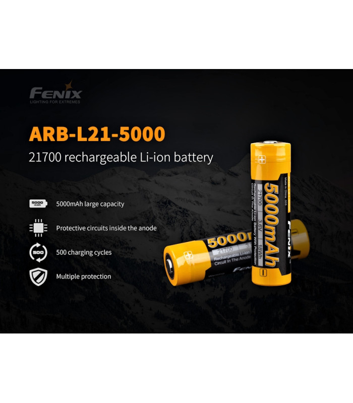 Μπαταρία Fenix ARB-L21-5000 V2 Επαναφορτιζόμενη 5000mAh