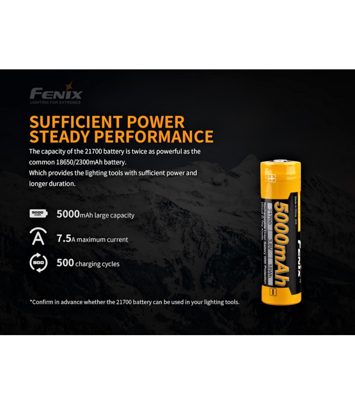 Μπαταρία Fenix ARB-L21-5000 V2 Επαναφορτιζόμενη 5000mAh