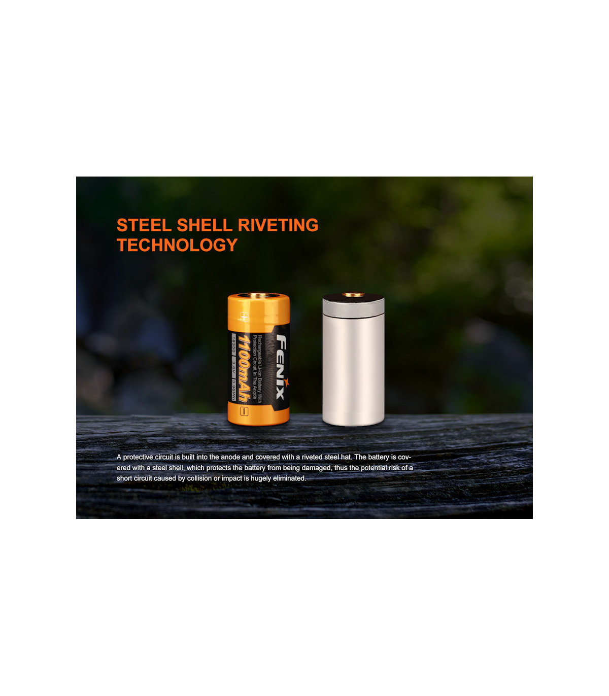 Μπαταρία Fenix ARB-L18-1100 Επαναφορτιζόμενη 1100mAh