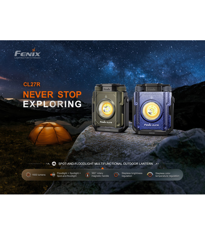 Φακός Fenix CL27R Επαναφορτιζόμενος με USB