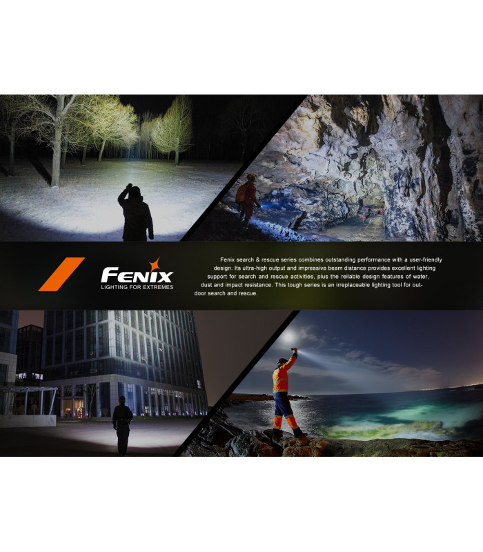 Φακός Laser Fenix LR36R Επαναφορτιζόμενος με USB