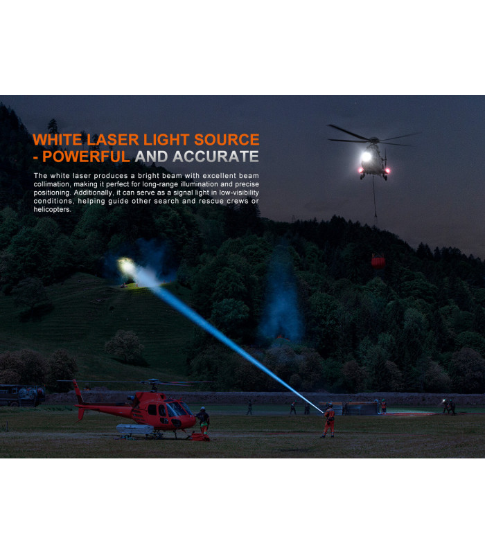 Φακός Laser Fenix LR36R Επαναφορτιζόμενος με USB