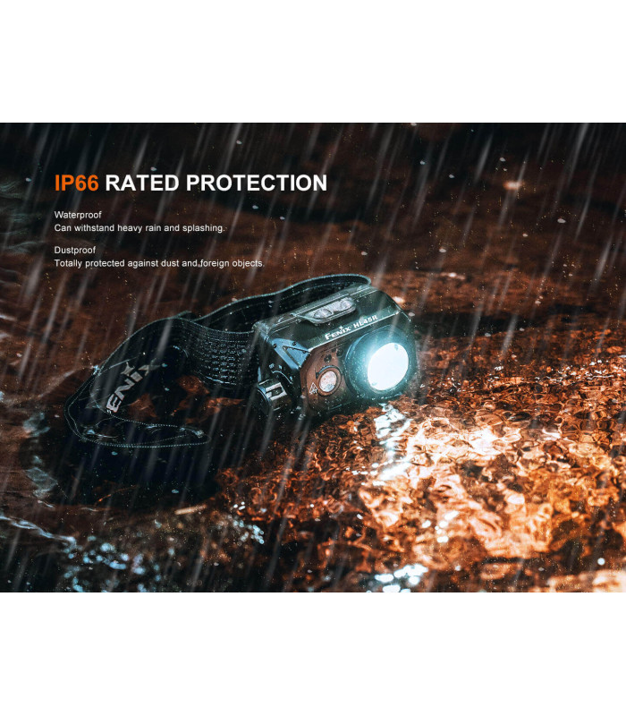 Φακός Κεφαλής Fenix HL45R Επαναφορτιζόμενος με USB