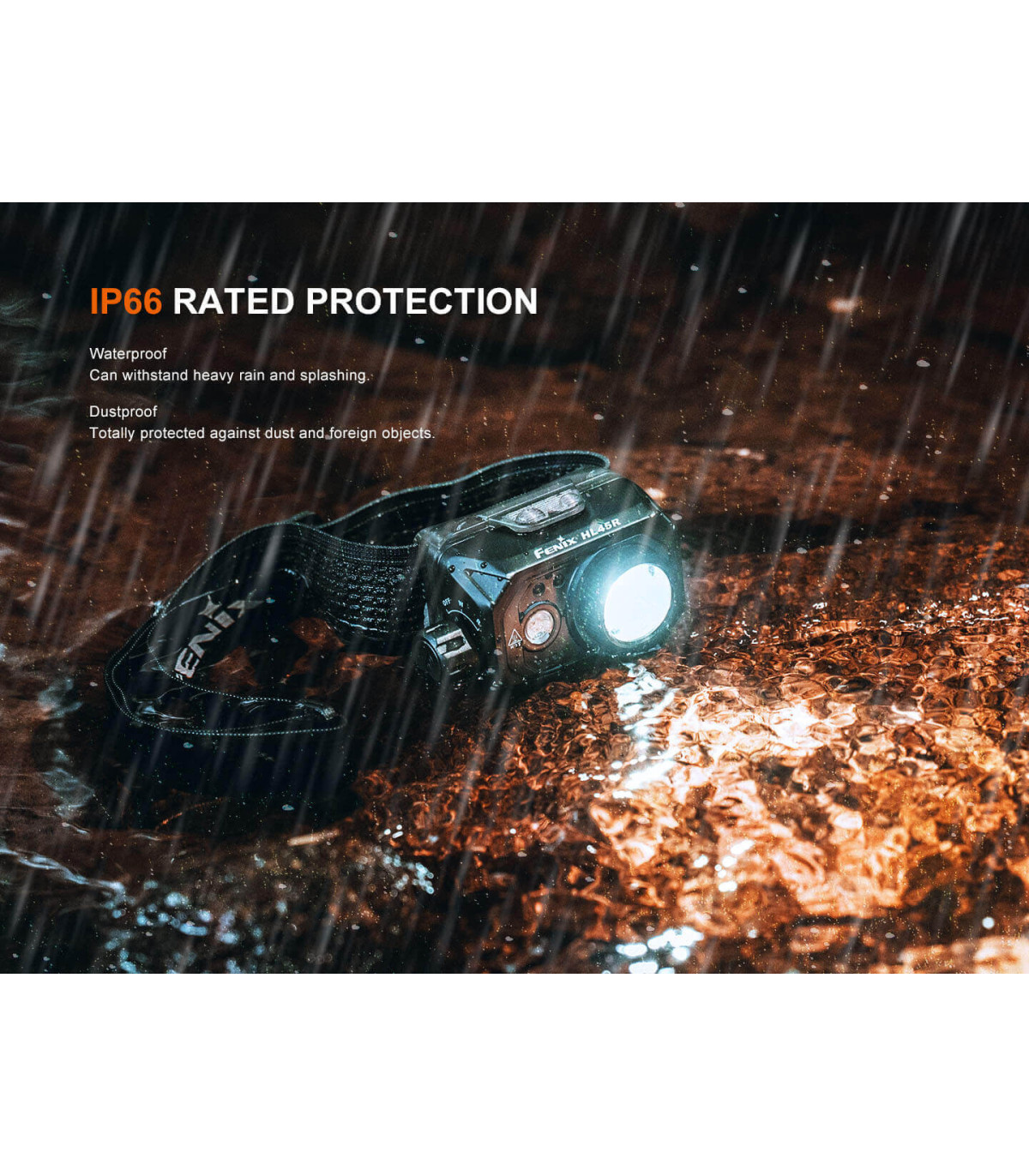 Φακός Κεφαλής Fenix HL45R Επαναφορτιζόμενος με USB
