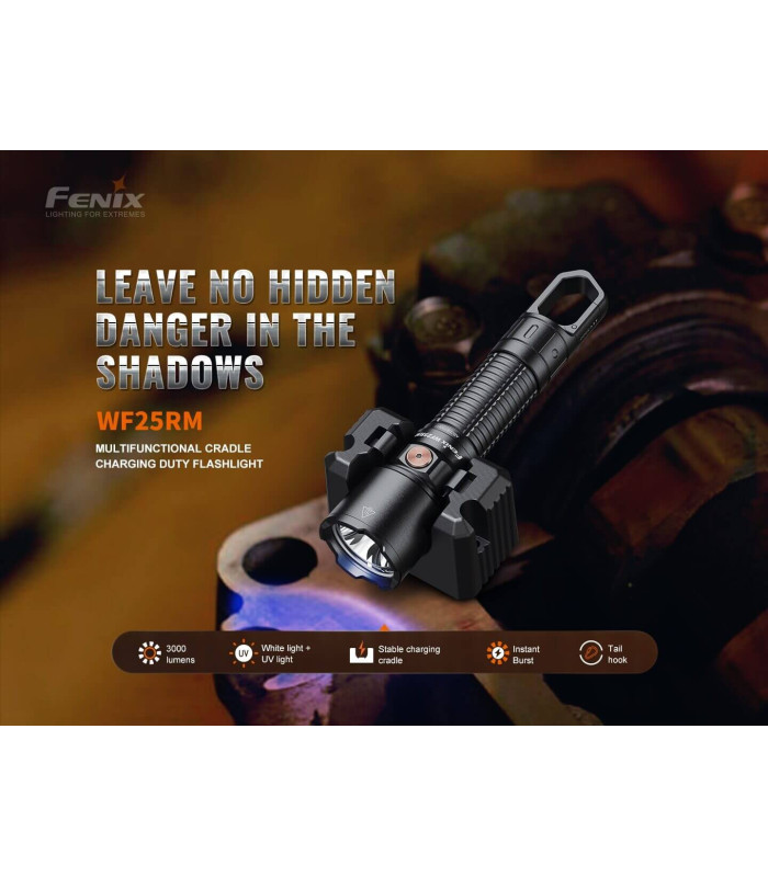 Φακός Fenix WF25RM Επαναφορτιζόμενος με USB