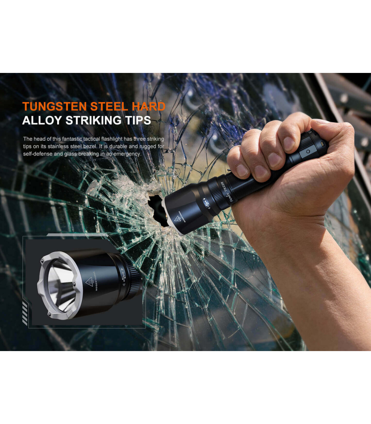 Φακός Fenix TK22R Επαναφορτιζόμενος με USB