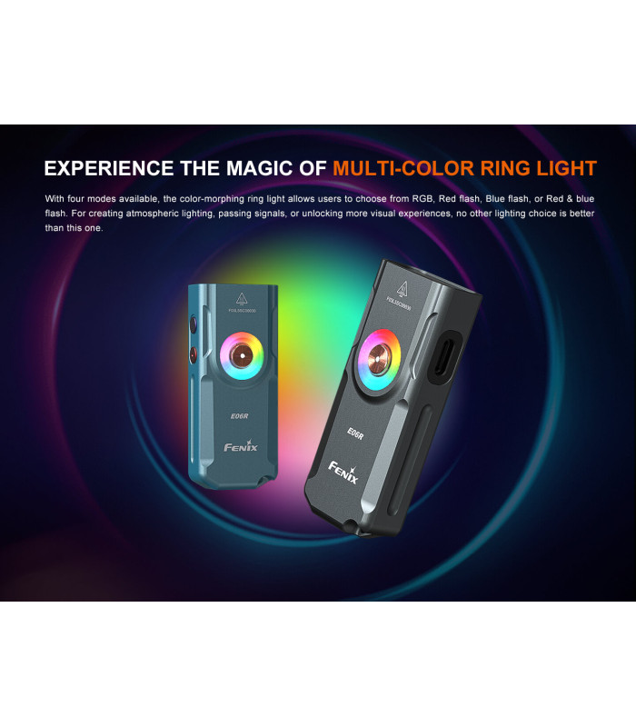 Φακός Fenix E06R Επαναφορτιζόμενος Με USB