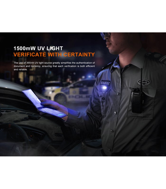 Φακός Fenix SW05R-UV Επαναφορτιζόμενος Με USB