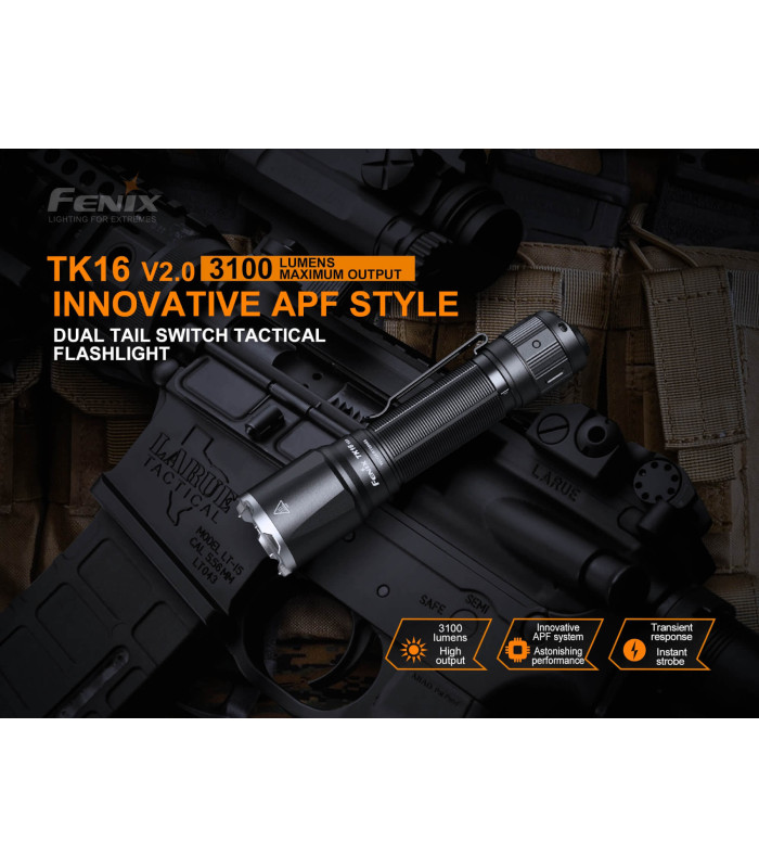 Φακός Fenix TK16 V2.0 Επαναφορτιζόμενος