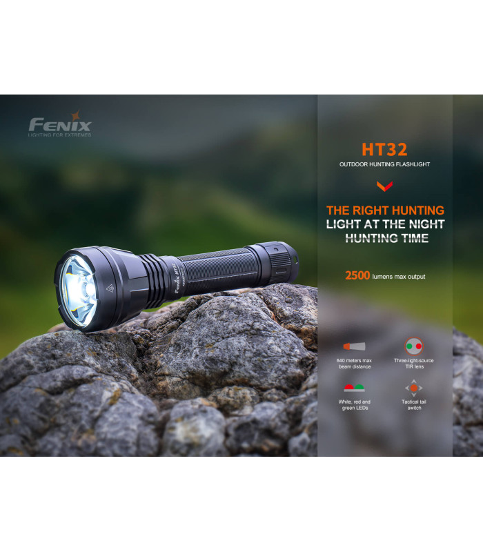 Φακός Fenix HT32 Επαναφορτιζόμενος με USB