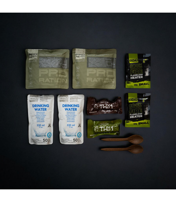 Pro Ration Emergency Food-Water Pack Menu 1 Λήξη σε 15 Ετη