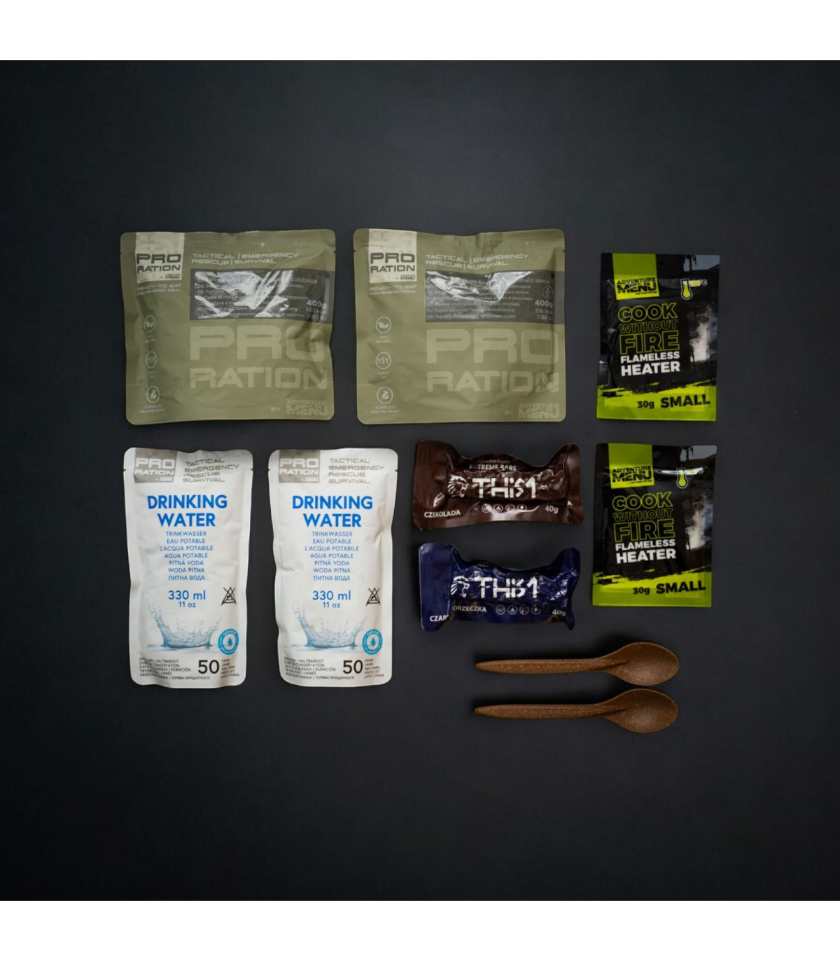 Pro Ration Emergency Food-Water Pack Menu 4 Λήξη σε 15 Ετη
