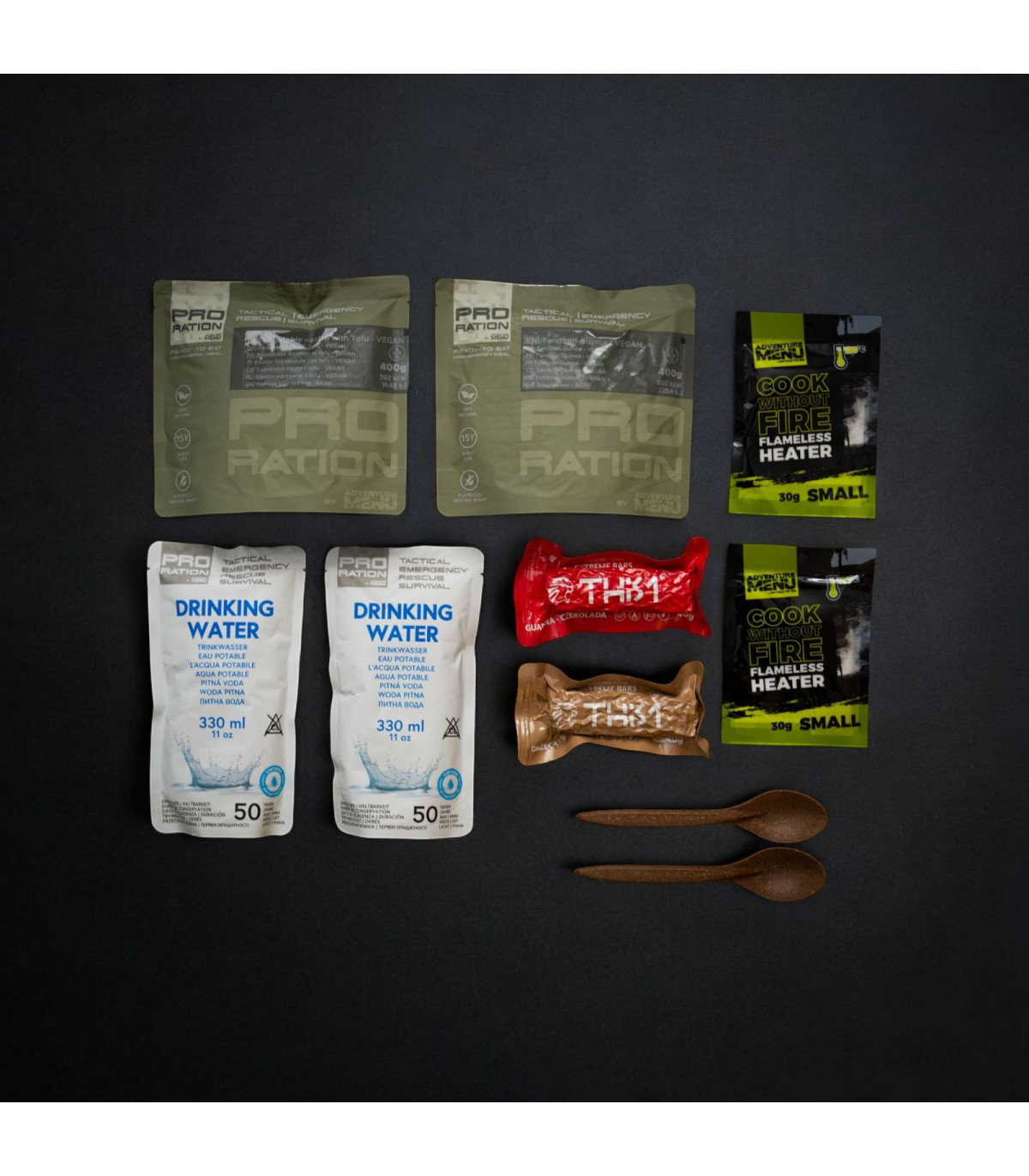 Pro Ration Emergency Food-Water Pack Menu VEGE Λήξη σε 15 Ετη