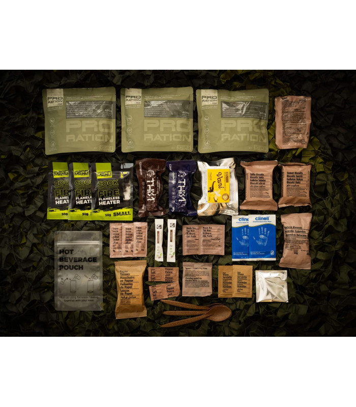 Pro Ration Ultimate tactical ration Full-Day Menu 1