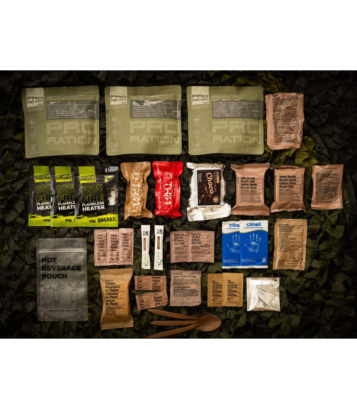 Pro Ration Ultimate tactical ration Full-Day Menu 2