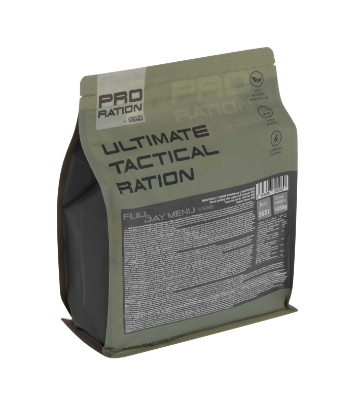 Pro Ration Ultimate tactical ration Full-Day Menu Vege