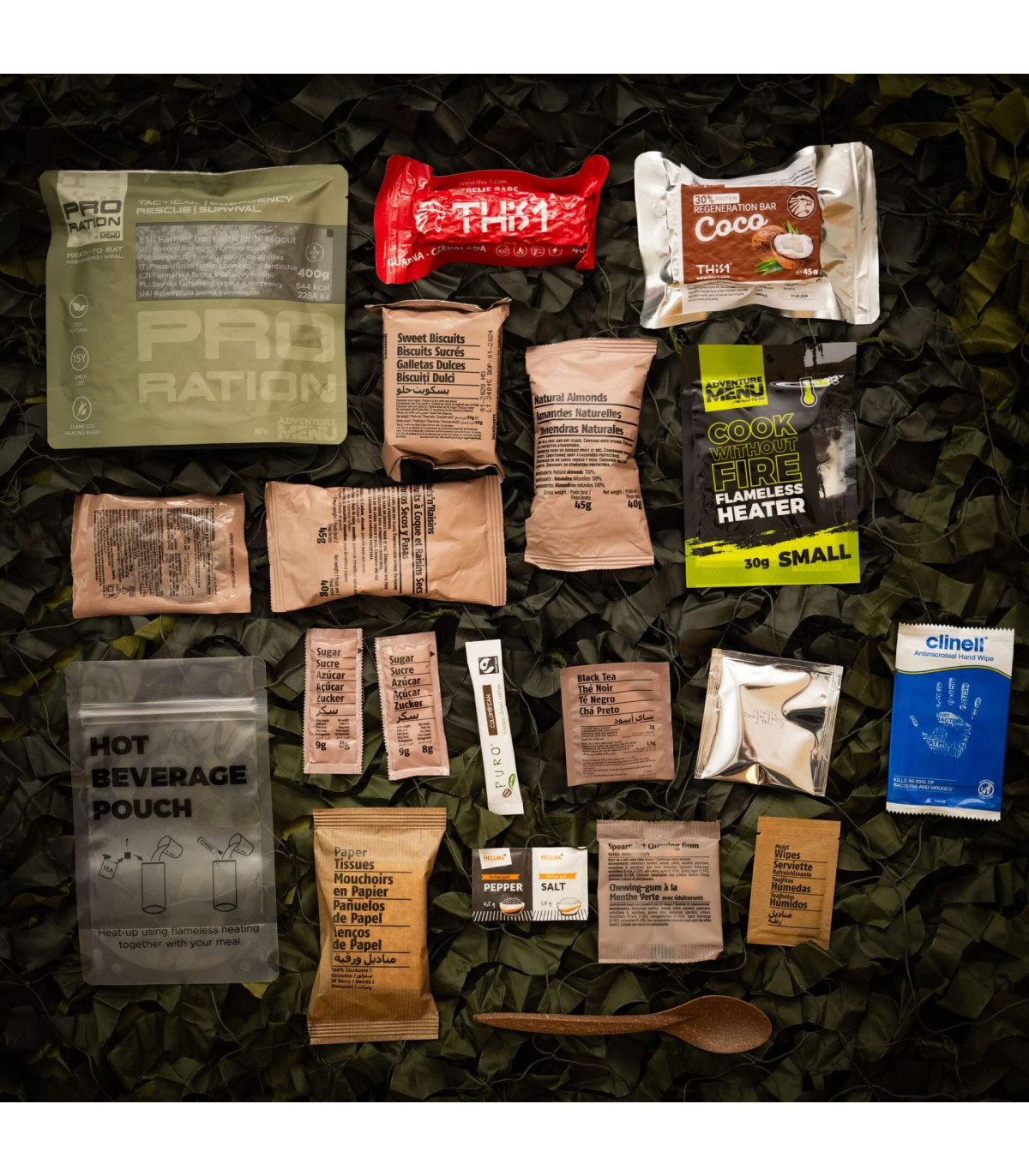 Pro Ration Ultimate tactical ration Half-Day Menu 2
