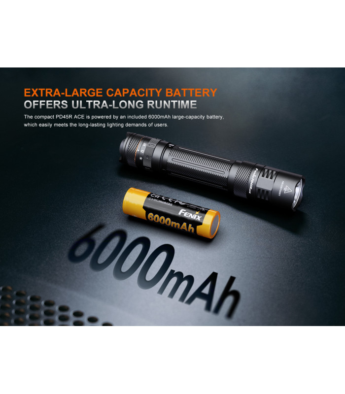 Φακός Fenix PD45R ACE Επαναφορτιζόμενος με USB