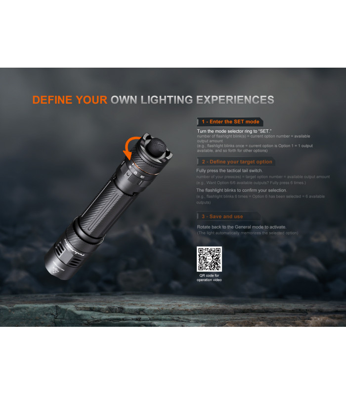 Φακός Fenix PD45R ACE Επαναφορτιζόμενος με USB
